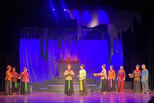 Nghệ thuật truyền thống hòa nhịp không khí chào mừng Đại hội lần thứ XIV của Đảng