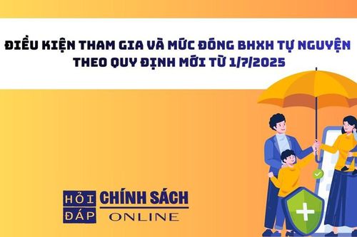 Điều kiện tham gia và mức đóng BHXH tự nguyện theo quy định mới từ 1/7/2025