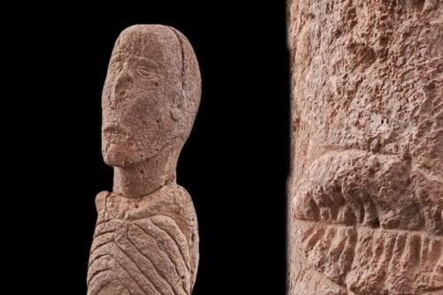 Tận mục bức tượng bí ẩn mắt bị che bằng vỏ sò