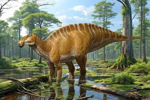 Phát hiện loài khủng long mỏ vịt mới chưa từng thấy trước đây