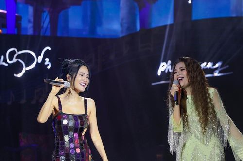 Ca sĩ Ngọc Anh 3A 'sởn da gà' khi song ca với Hồng Nhung