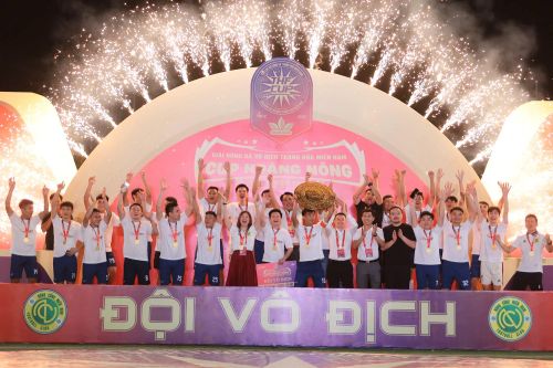 Nông Cống FC đăng quang Giải bóng đá vô địch Thanh Hóa miền Nam mùa 12