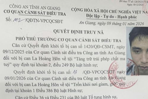Công an tỉnh An Giang bắt giữ 3 bị can trốn trại và truy nã La Hoàng Hôn