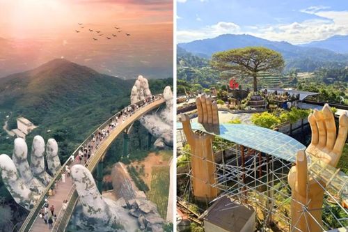 Cây cầu ở Philippines rất giống Cầu Vàng Đà Nẵng khiến nhiều người tranh luận