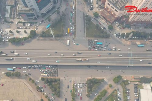 Toàn cảnh khu vực dự kiến xây hầm chui 6 làn xe ở phía Tây Hà Nội