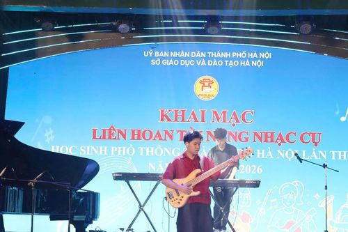 Lần đầu Hà Nội tổ chức sân chơi nhạc cụ cho học sinh phổ thông