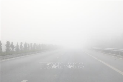 Sương mù tiếp diễn những ngày tới, gây nguy hiểm đến giao thông