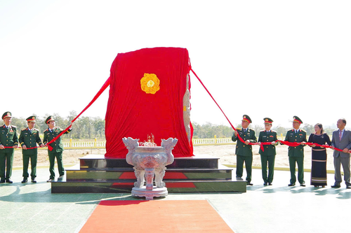 Khánh thành Di tích lịch sử khu vực bố trí Sở chỉ huy cơ bản của Bộ tư lệnh Sư đoàn 320A