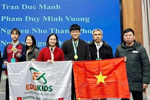 Học sinh Bắc Ninh giành Huy chương Vàng Robotics Quốc tế