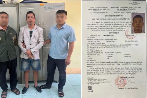 Bắt giữ đối tượng dùng cà vẹt giả để bán xe của người khác