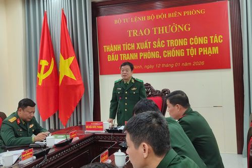 Bộ Tư lệnh BĐBP khen thưởng Bộ đội Biên phòng tỉnh Quảng Ninh