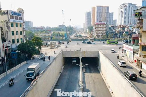 Diện mạo hầm chui 778 tỷ đồng ở cửa ngõ Hà Nội trước ngày về đích