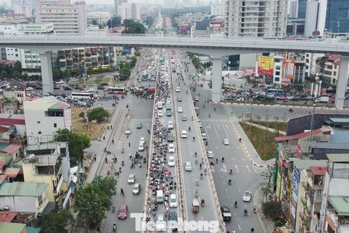 Hiện trạng QL1 từ Ba Đình đến Phú Xuyên vừa được đề xuất mở rộng gấp 3 lần