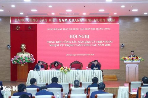 Hội nghị triển khai nhiệm vụ năm 2026 Đảng bộ MTTQ các đoàn thể Trung ương