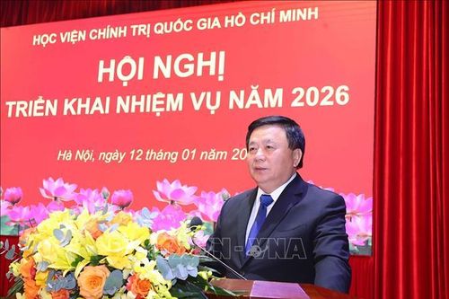 Học viện Chính trị quốc gia Hồ Chí Minh tổ chức Hội nghị triển khai nhiệm vụ năm 2026