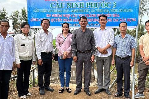 Xã Vĩnh Gia khởi công xây dựng cầu Ninh Phước 3