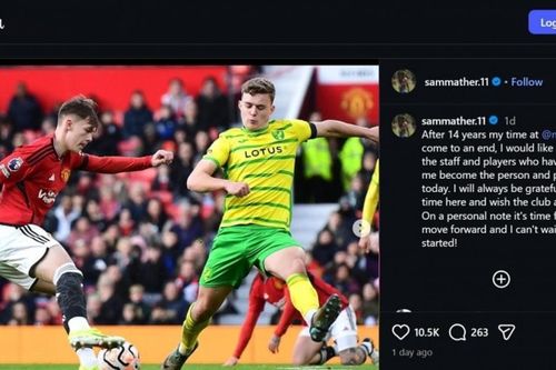 Sam Mather rời Manchester United sau 14 năm để gia nhập giải VĐQG Thổ Nhĩ Kỳ
