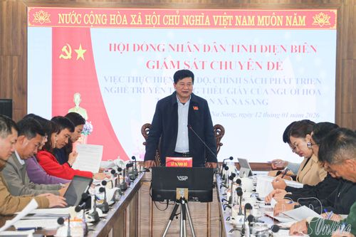 Giám sát việc thực hiện chính sách pháp luật về bảo tồn và phát triển nghề truyền thống tại xã Na Sang
