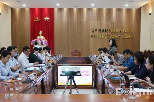 Ủy ban Văn hóa và Xã hội của Quốc hội khảo sát về thực hiện bình đẳng giới tại phường Cao Lãnh