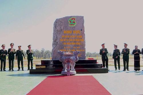 Khánh thành Di tích lịch sử khu vực bố trí Sở chỉ huy cơ bản của Bộ Tư lệnh Sư đoàn 320A tại xã Ia Pnôn