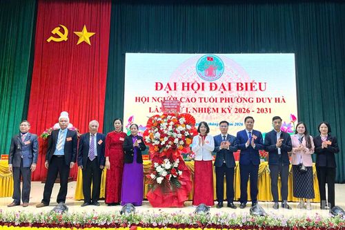 Đại hội đại biểu Hội Người cao tuổi phường Duy Hà lần thứ I, nhiệm kỳ 2026-2031