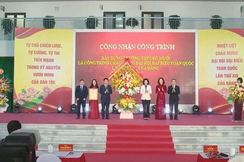 Khánh thành trường THPT mang tên cố Tổng Bí thư Đỗ Mười