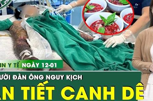 Bản Tin Y Tế 12/1: Người đàn ông nguy kịch sau khi ăn tiết canh dê