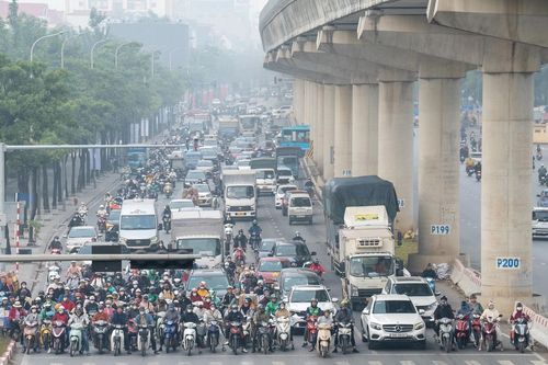 Bụi mịn dày đặc, không khí Hà Nội ô nhiễm thứ 2 thế giới