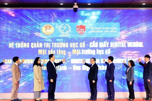 Triển khai thí điểm mô hình hệ thống quản trị trường học số tại phường Yên Hòa