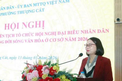 MTTQ phường Thượng Cát quyết tâm thực hiện thắng lợi các nhiệm vụ trọng tâm 2026