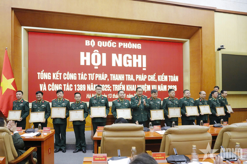 Bộ Quốc phòng tổng kết công tác tư pháp, thanh tra, pháp chế, kiểm toán và công tác 1389