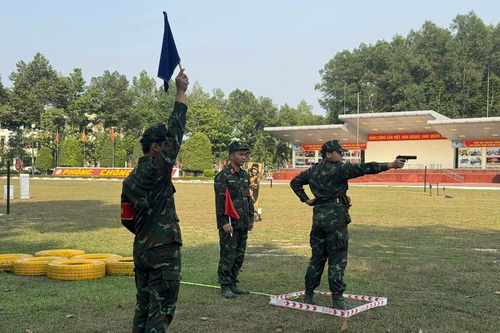 Lữ đoàn 87 và 'cú hích' đầu năm trên thao trường Nhơn Trạch