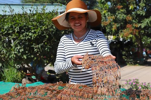 Đặc sản 'vũ nữ chân dài' hút khách dịp Tết, giá hơn nửa triệu vẫn cháy hàng