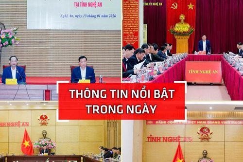 Nghệ An: Thông tin nổi bật ngày 13/1