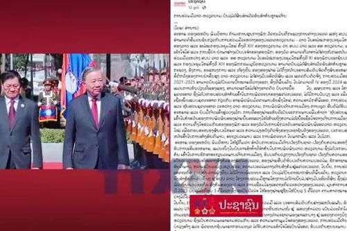 Lào-Việt Nam đạt nhiều kết quả quan trọng trong nhiệm kỳ Đại hội Đảng