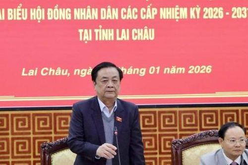 Phó Chủ tịch Quốc hội Lê Minh Hoan giám sát công tác bầu cử tại Lai Châu