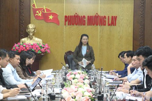 HĐND tỉnh giám sát chuyên đề tại phường Mường Lay