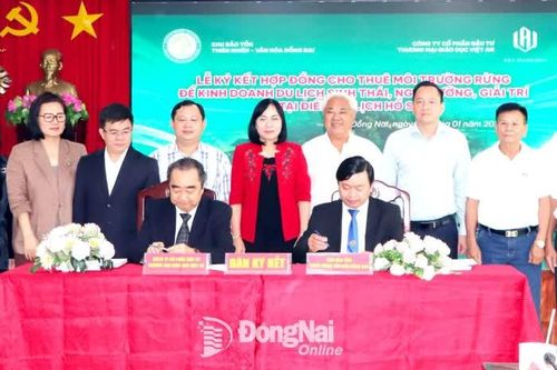 Doanh nghiệp đầu tiên ký kết hợp đồng thuê môi trường rừng thực hiện dự án du lịch sinh thái tại Đồng Nai