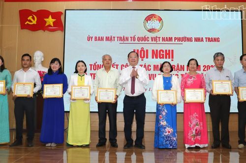 Ủy ban MTTQ Việt Nam phường Nha Trang triển khai nhiệm vụ năm 2026