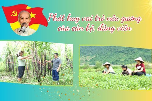 Phát huy vai trò nêu gương của cán bộ, đảng viên