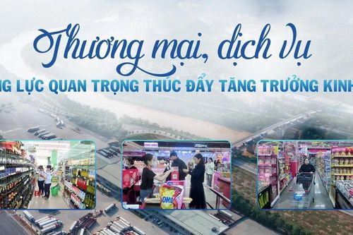Thương mại, dịch vụ - động lực quan trọng thúc đẩy tăng trưởng kinh tế