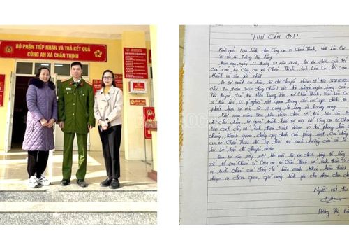 Công an xã Chấn Thịnh giúp người dân nhận lại 300 triệu đồng chuyển nhầm