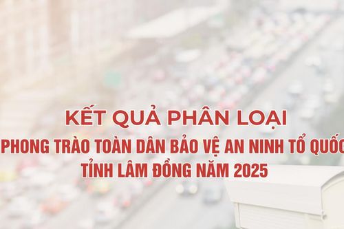 Báo và Phát thanh, Truyền hình Lâm Đồng xếp loại xuất sắc trong Phong trào Toàn dân bảo vệ an ninh Tổ quốc
