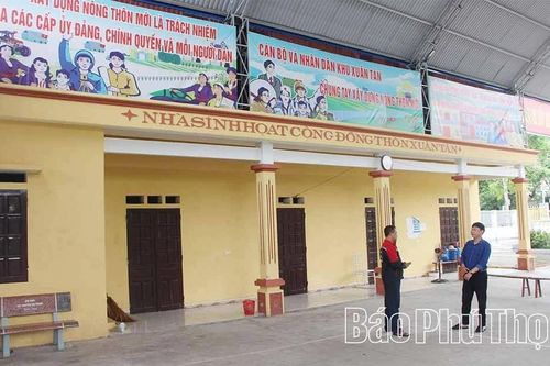 Khởi sắc khu dân cư nông thôn mới kiểu mẫu Xuân Tân