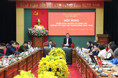 Ngành Tổ chức xây dựng Đảng triển khai nhiệm vụ năm 2026