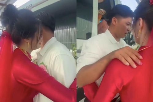 Clip anh trai khóc dặn em đi làm dâu 'không như ở nhà' khiến dân mạng bùi ngùi