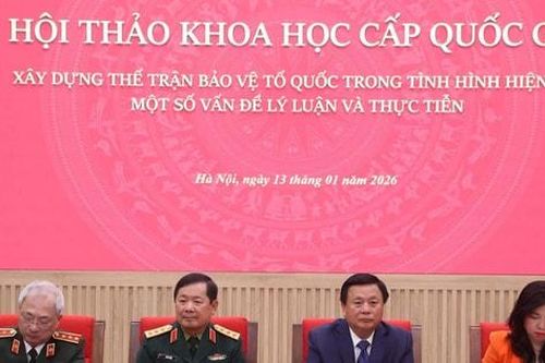 Hội thảo khoa học cấp quốc gia về xây dựng thế trận bảo vệ Tổ quốc trong tình hình hiện nay