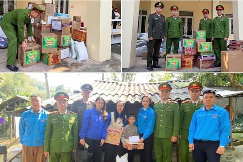 Nghĩa tình từ sắc áo Công an Thủ đô nơi vùng khó Phú Thọ