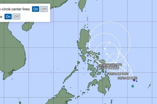 Cơn bão đầu tiên năm 2026 ngoài khơi Philippines không có khả năng vào Biển Đông