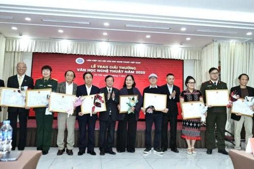 Vinh danh 85 tác phẩm đoạt Giải thưởng Văn học nghệ thuật năm 2025